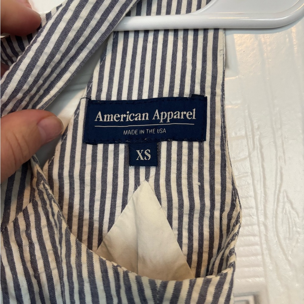 American Apparel Striped Dress with Black and White - Picture 3 of 3